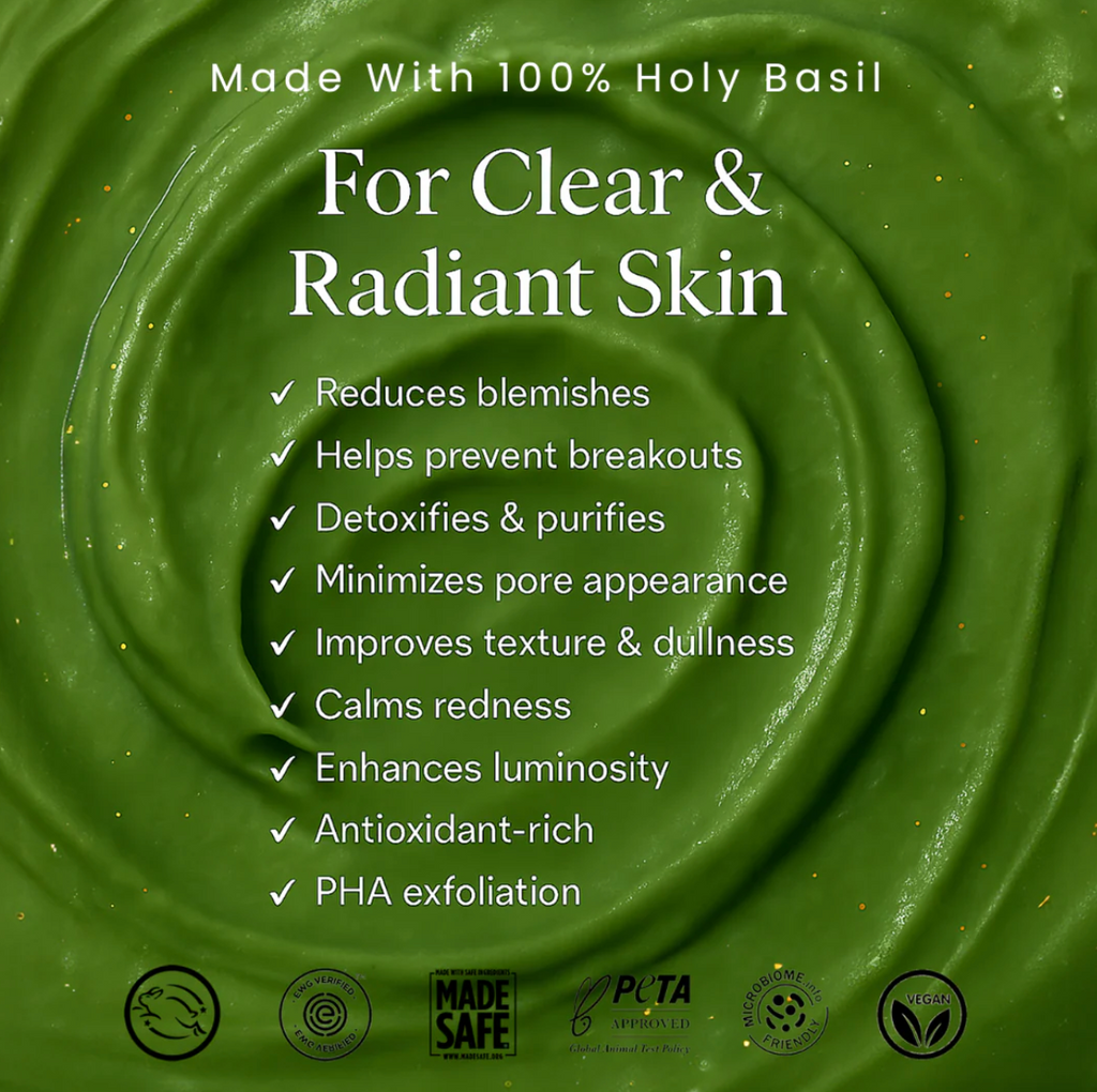 Holy Basil-bubbelmask